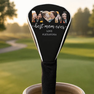 Best Mum Ever Photo Collage Mothers Gift Golf Head Cover