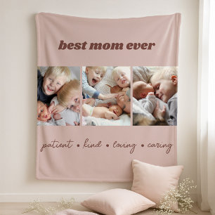 Best Mum Ever Photo Fleece Blanket