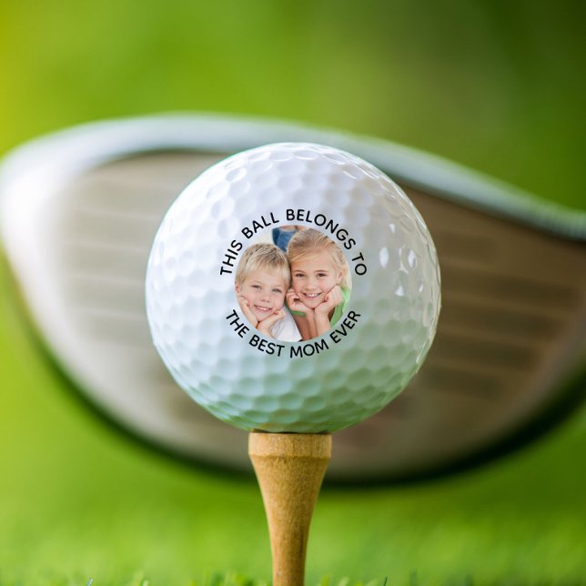 Best Mum Ever Photo Golf Balls (Creator Uploaded)