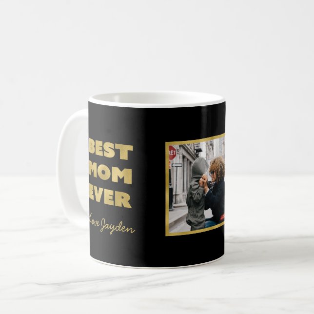 Best Mum Ever Photo Modern Simple  Coffee Mug (Front Left)