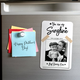 Best Mum Ever Photo Mother's Day Gift Magnet