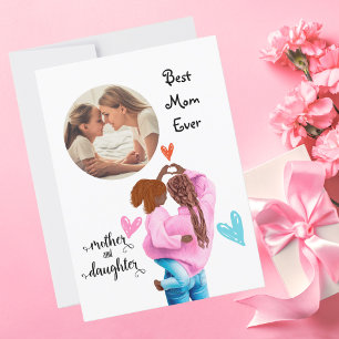 Best Mum Ever  Photo Mothers Day Greeting Card