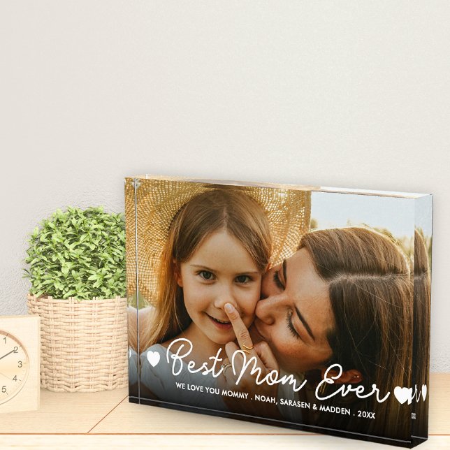 Best Mum Ever Photo Mother's Day Hearts Script Block (Creator Uploaded)