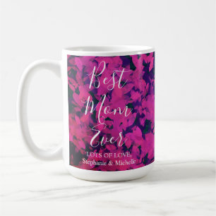 Best Mum Ever Pink Floral Garden Coffee Mug
