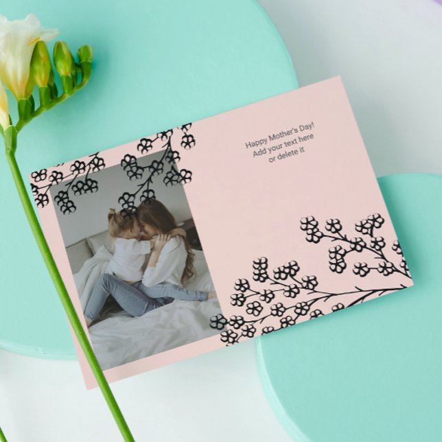 Best Mum Ever Pink Floral Mother's Day Foil Cards (Creator Uploaded)