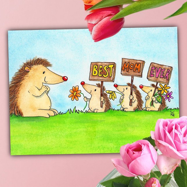 Best Mum Ever postcard by Nicole Janes (Creator Uploaded)