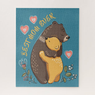 Best mum ever Puzzle, best mothers day gift idea Jigsaw Puzzle
