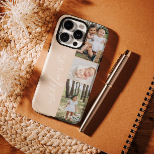 Best Mum Ever Script Mother's Day 3 Photo Collage iPhone 13 Pro Case