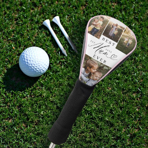Best Mum Ever Script Mother's Day Photo Collage Golf Head Cover