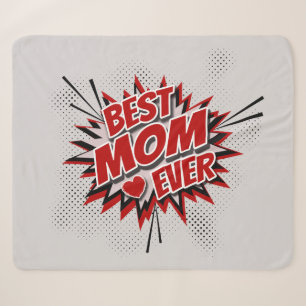Best Mum Ever Sherpa Blanket