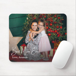 Best Mum Ever Simple Custom Photo Mouse Pad