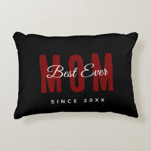 Best Mum Ever Since 20XX Modern Simple Preppy Decorative Cushion