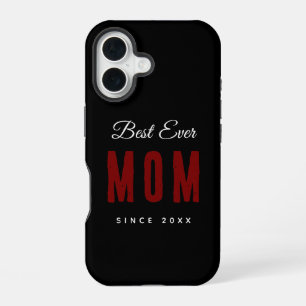 Best Mum Ever Since 20XX Modern Simple Preppy  iPhone 16 Case