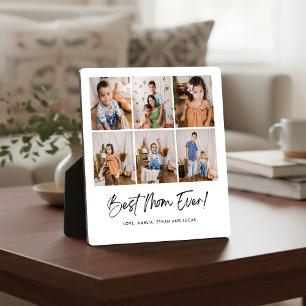 Best Mum Ever Six Photo Plaque
