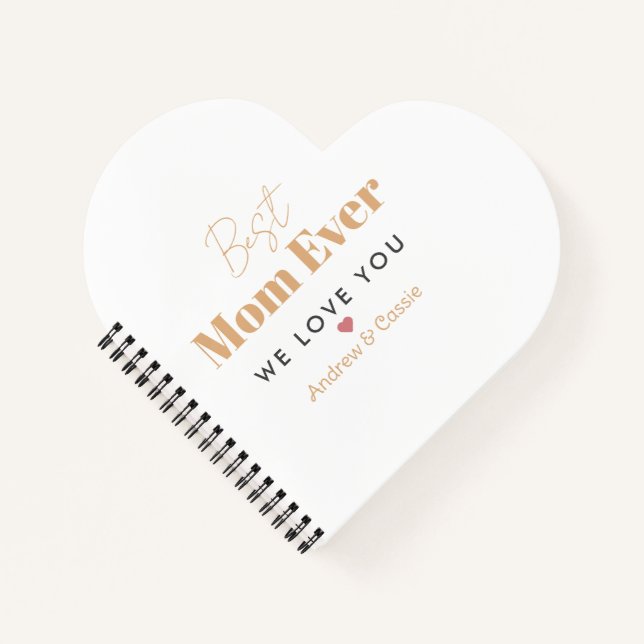 Best mum ever Spiral Notebook (Front)