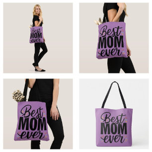 Best Mum Ever Stylish Happy Mother's Day Tote Bag
