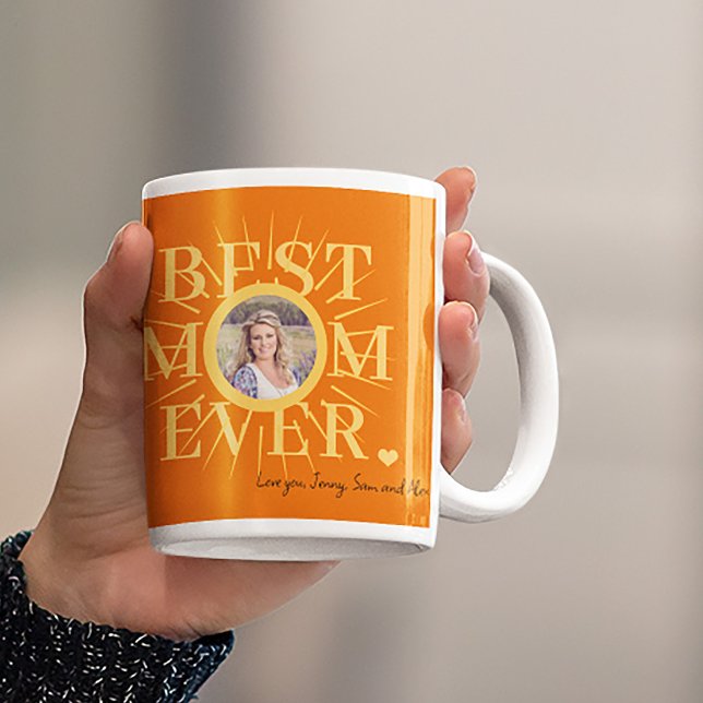 Best Mum Ever sun photo Mother's Day Coffee Mug (Creator Uploaded)