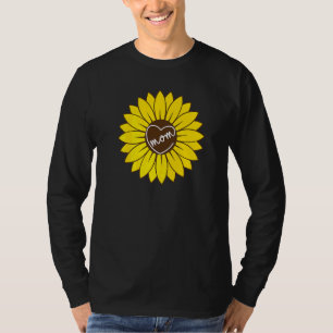 Best Mum Ever Sunflower Matching Family Mothers Da T-Shirt