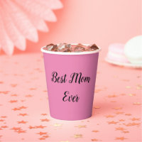 Best mum ever text pink