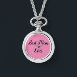 Best mum ever text pink watch<br><div class="desc">"Best Mum Ever" elegantly emblazoned in a vibrant font stands out against a soft pink background,  offering a heartfelt tribute to the most cherished matriarchs in a design that's both bold and affectionate.</div>