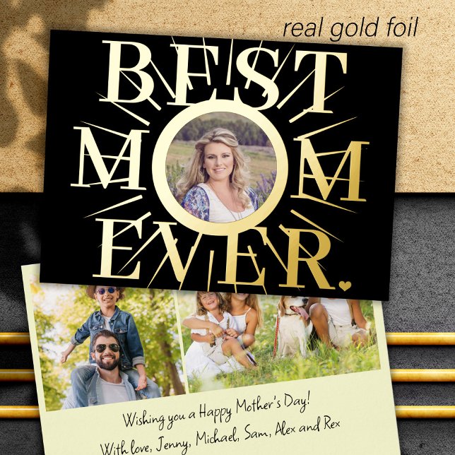 Best Mum Ever typography Mother's Day photo (Creator Uploaded)