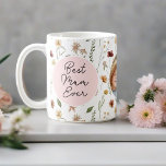 Best Mum Ever Wildflower Photo Mother's Day Mug<br><div class="desc">Are you looking for a super cute customised and unique gift for mum? Check out this Best Mum Ever Modern Photo Mother's Day Mug. You can add your own text and photo very easily for a personalised gift!</div>