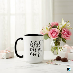 "Best Mum Ever" with mum photo, Mother's Day Gift Mug