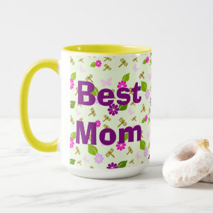 Best Mum Floral Coffee Mug