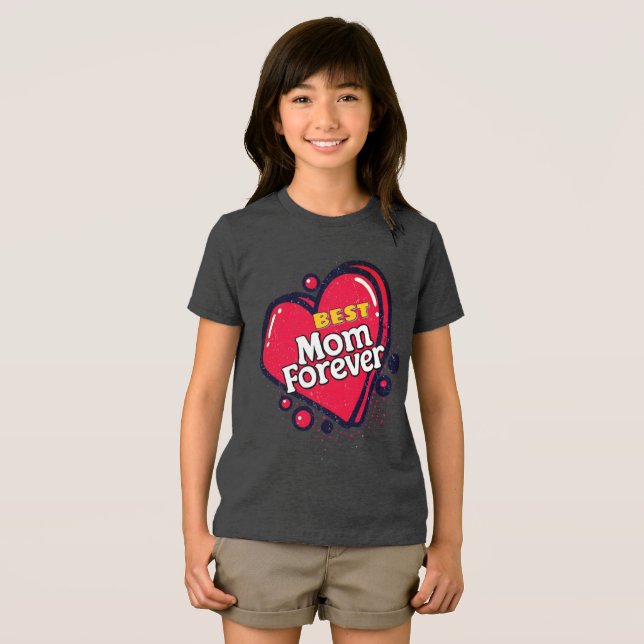 Best Mum Forever Tri-Blend Shirt (Front Full)