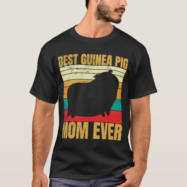 Best Mum Furry Potato  guinea pig T-Shirt (Front)