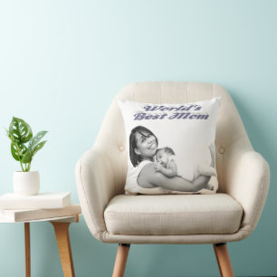 Best Mum grey photo  Cushion