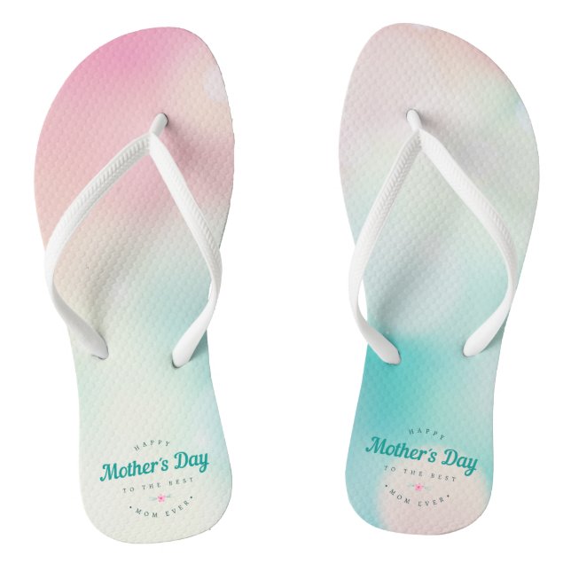 Best Mum Happy Mother's Day | Flip Flops (Footbed)