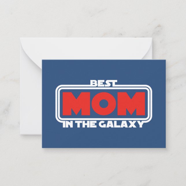 Best Mum in the Galaxy Card (Front)