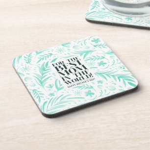 Best Mum in the World Mother's Day   Coaster