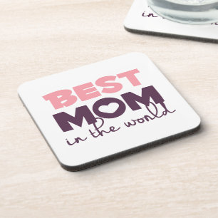 Best Mum in the World Mother's Day   Coaster