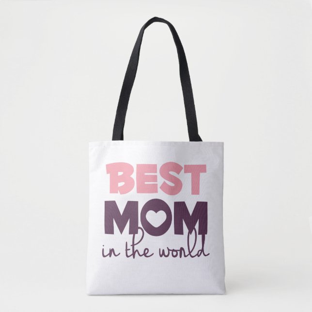 Best Mum in the World Mother's Day Tote Bag (Front)