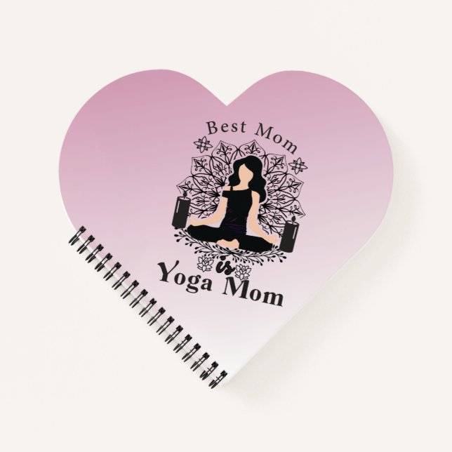 best mum is yoga mum notebook (Front)