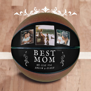 Best Mum Modern Foliage 3 Custom Photos Mother Basketball
