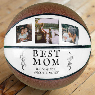 Best Mum Modern Foliage 3 Custom Photos Mother Basketball