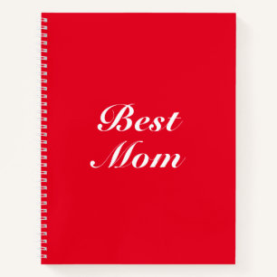 Best Mum, Mother, Mother's day, red recipe book