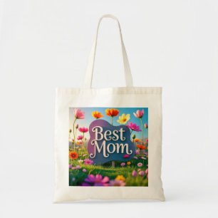 Best Mum Mother's Day Flower Garden Tote Bag