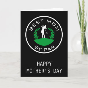 Best Mum Mother's day Golf Card