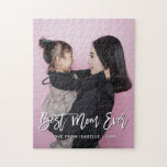 Best Mum Mother's Day Keepsake Personalised Photo Jigsaw Puzzle<br><div class="desc">Best Mum Mother's Day Keepsake Personalised Photo Canvas Print</div>