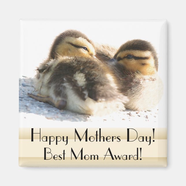 Best Mum Mothers Day Magnet (Front)
