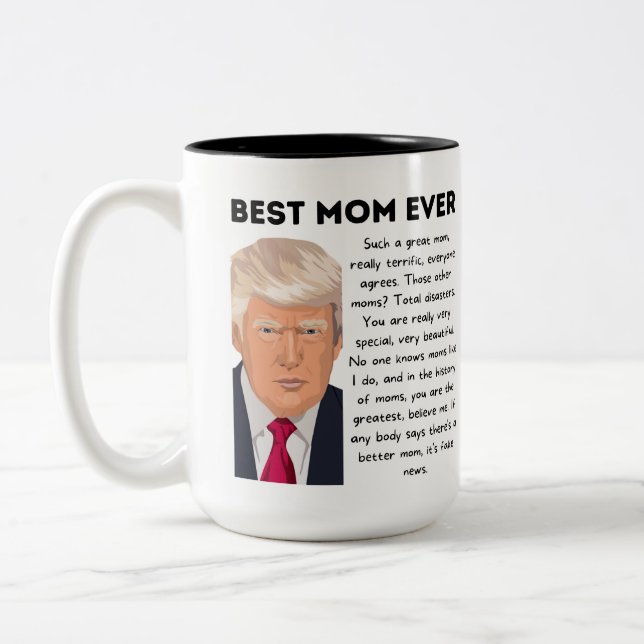 Best Mum mug Trump (Left)