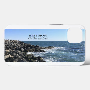 Best Mum On Sea and Land Blue Atlantic Ocean Cute iPhone 13 Case