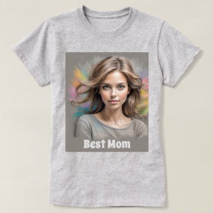 Best Mum Pastel Sketch  T-Shirt