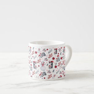 Best Mum Penguin Christmas pattern Espresso Cup