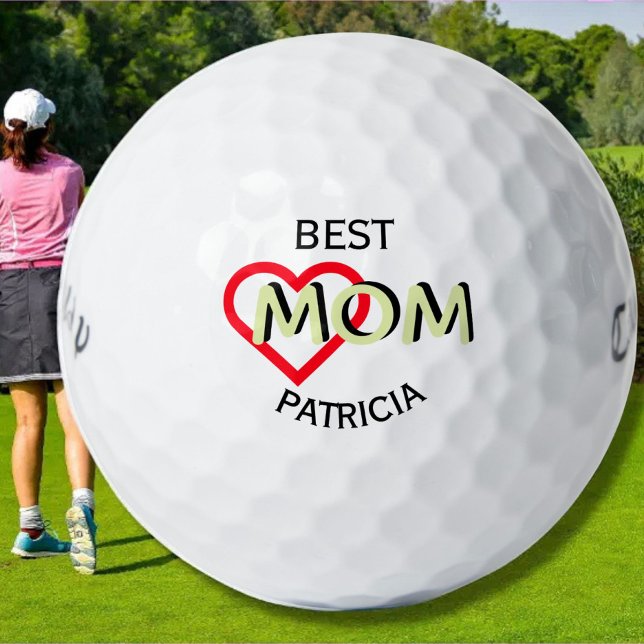 Best Mum Personalise Name  Golf Balls (Creator Uploaded)