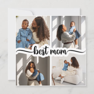 Best Mum Personalised 4 Photo Collage